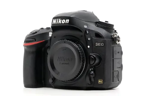 Cámara Nikon D610, lista para capturar momentos. Su contador de disparos Nikon está listo para la acción.