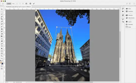 Cómo corregir la perspectiva en Photoshop sin perder naturalidad